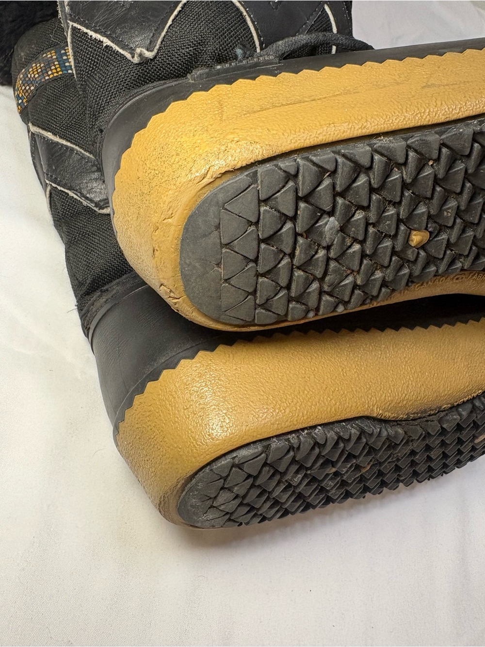 Vintage Baffin Insulated Winter Snow Boots Retro Polar Aztec Women’s 8 Canadian - Picture 9 of 10